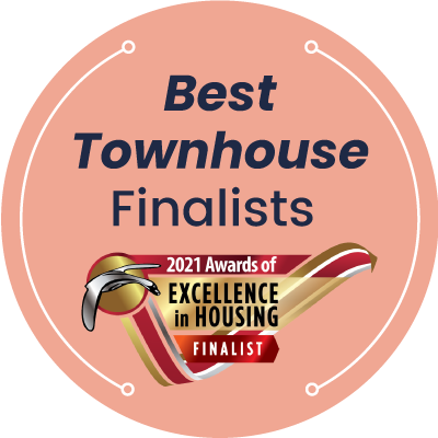 Best Townhouse Finalists 2021 Awards of Excellence in housing finalist